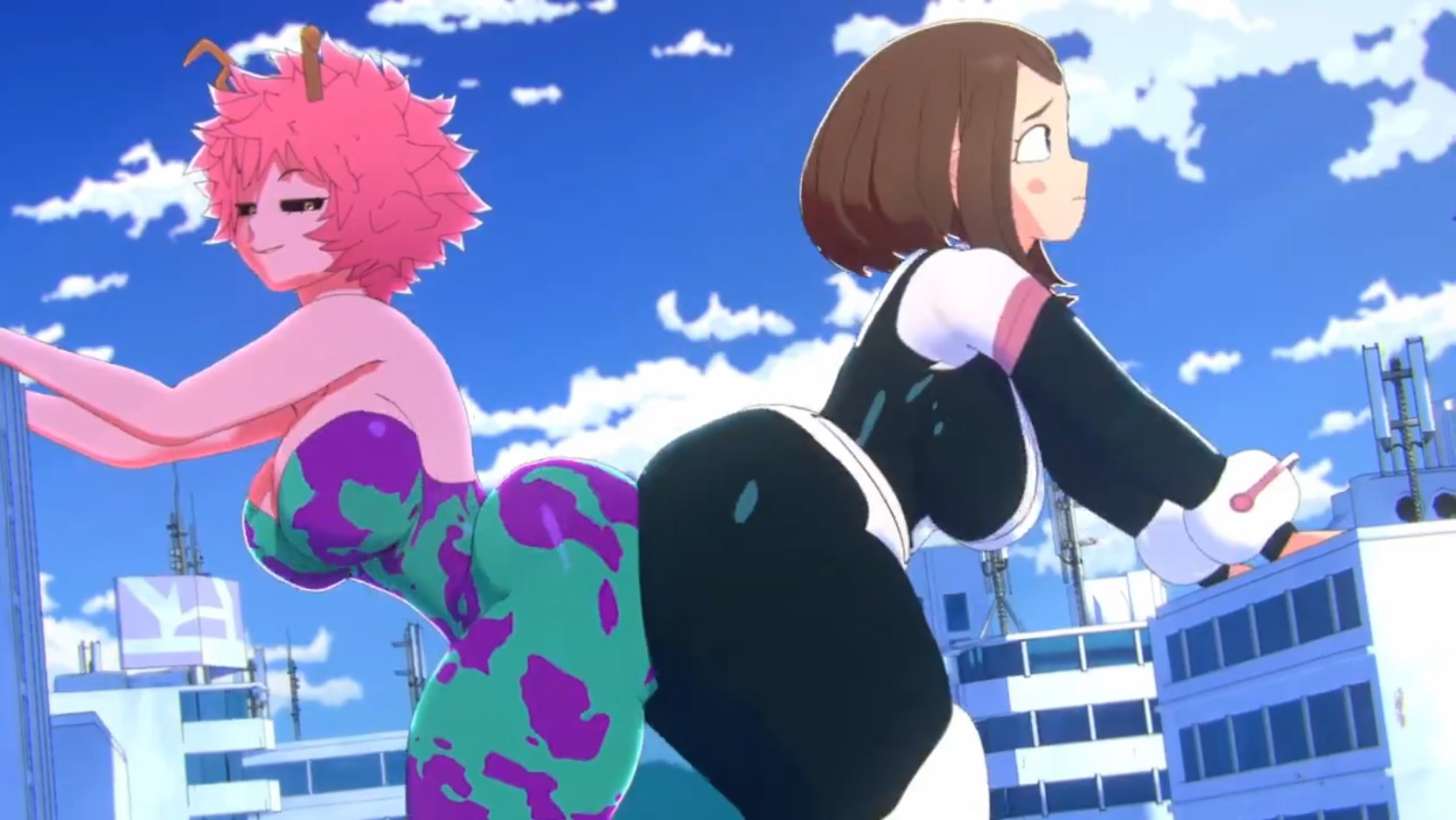 Mina & Ochako's Ass Toy
